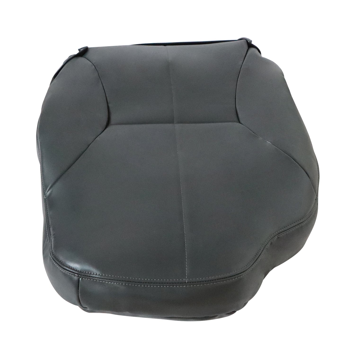 For 1998-02 Dodge Ram 1500 2500 Leather Seat Cover Driver Back Perf Dark Gray
