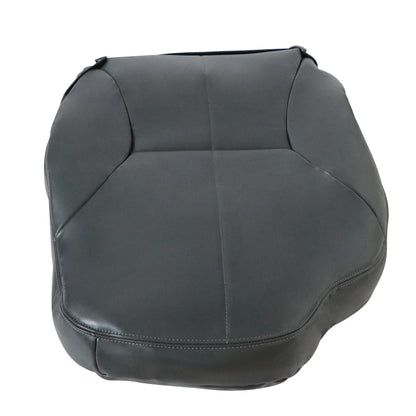 For 1998-02 Dodge Ram 1500 2500 Leather Seat Cover Driver Back Perf Dark Gray