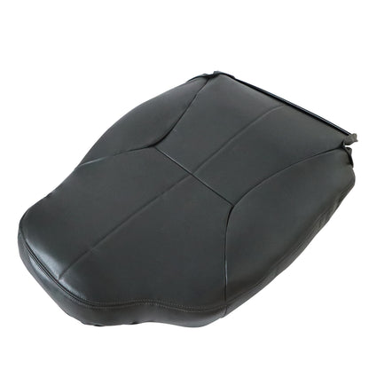 For 1998-02 Dodge Ram 1500 2500 Leather Seat Cover Driver Back Perf Dark Gray