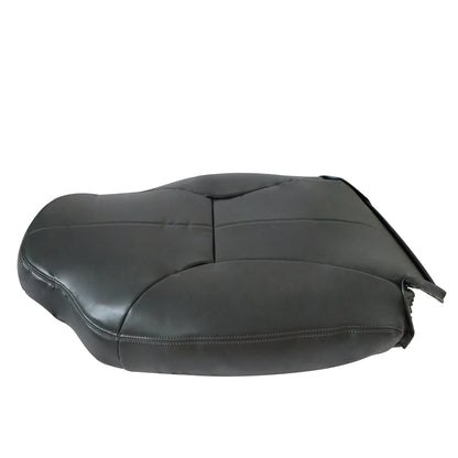 For 1998-02 Dodge Ram 1500 2500 Leather Seat Cover Driver Back Perf Dark Gray
