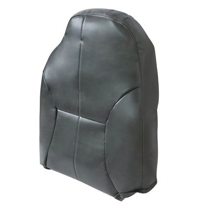 For 1998-02 Dodge Ram 1500 2500 Leather Seat Cover Driver Back Perf Dark Gray