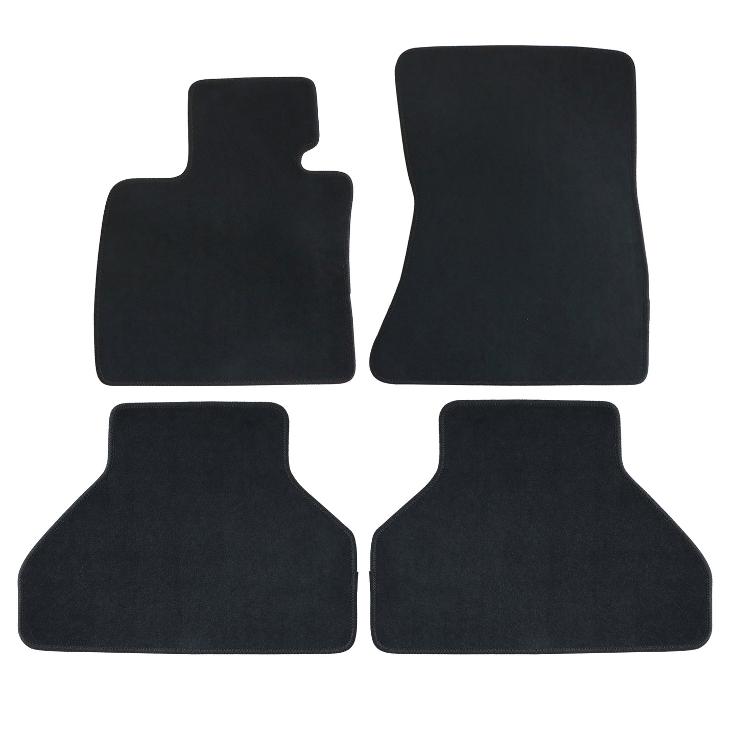 For 2006-2013 BMW X5 E70 Front & Rear Velour Floor Mats Waterproof Auto Liners