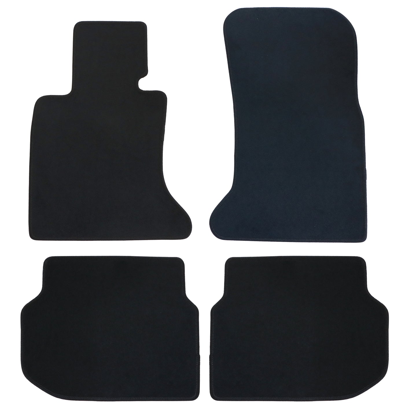For 2011 2012 2013 2014 2015 2016 BMW F10 5 Front & Rear Velour Floor Mats