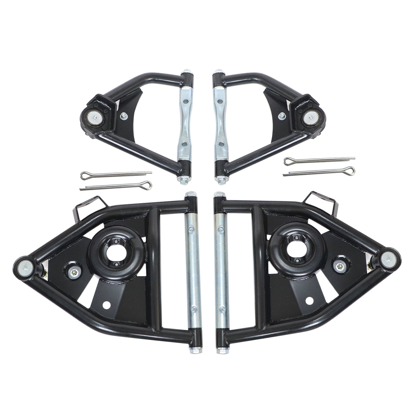 4X UPPER AND LOWER Fit 1963-1970 C10 CHEVROLET GMC TUBULAR CONTROL ARMS