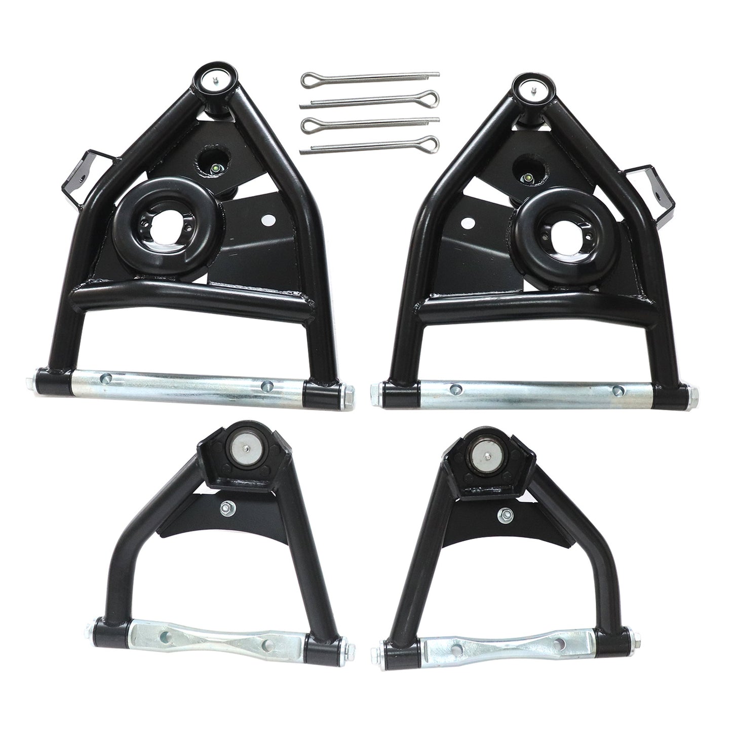 4X UPPER AND LOWER Fit 1963-1970 C10 CHEVROLET GMC TUBULAR CONTROL ARMS