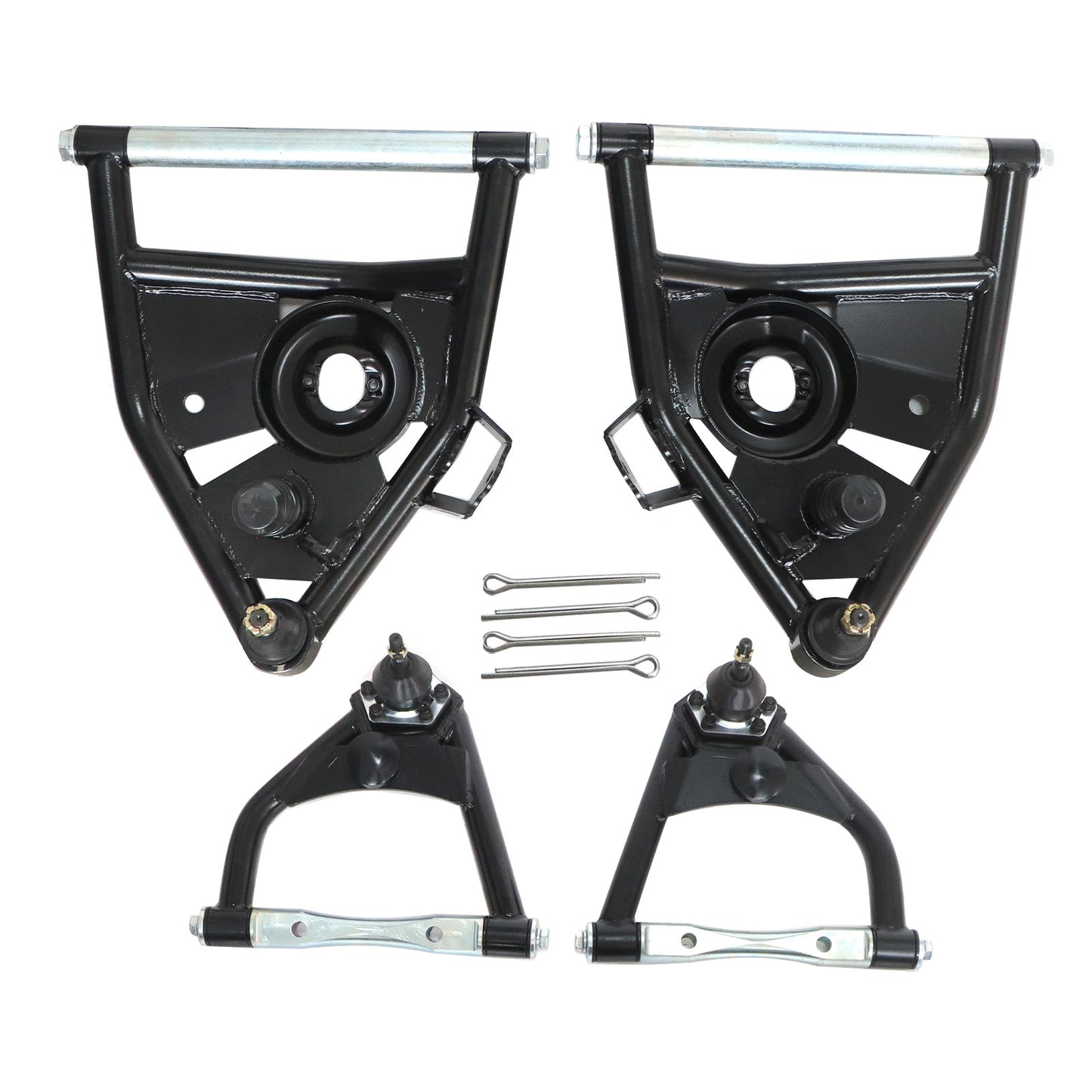 4X UPPER AND LOWER Fit 1963-1970 C10 CHEVROLET GMC TUBULAR CONTROL ARMS
