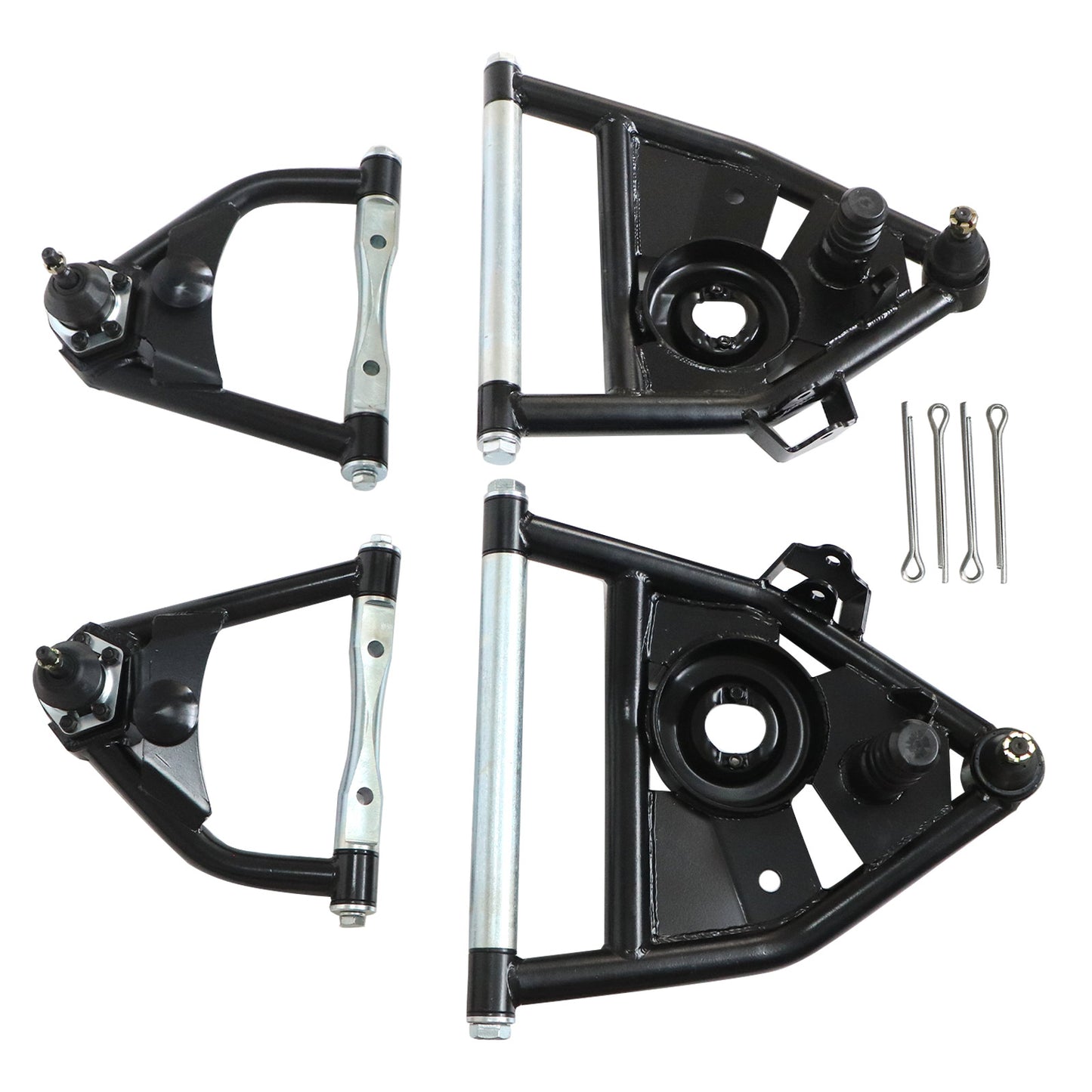 4X UPPER AND LOWER Fit 1963-1970 C10 CHEVROLET GMC TUBULAR CONTROL ARMS