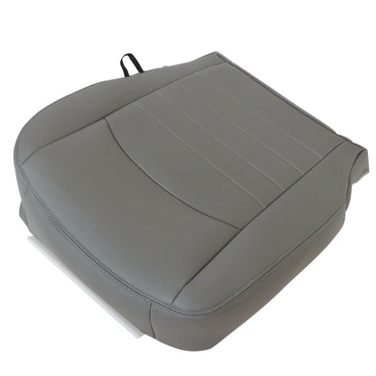 For 13-20 Dodge Ram 1500 2500 ST Tradesman Driver Bottom Leather Seat Cover Gray