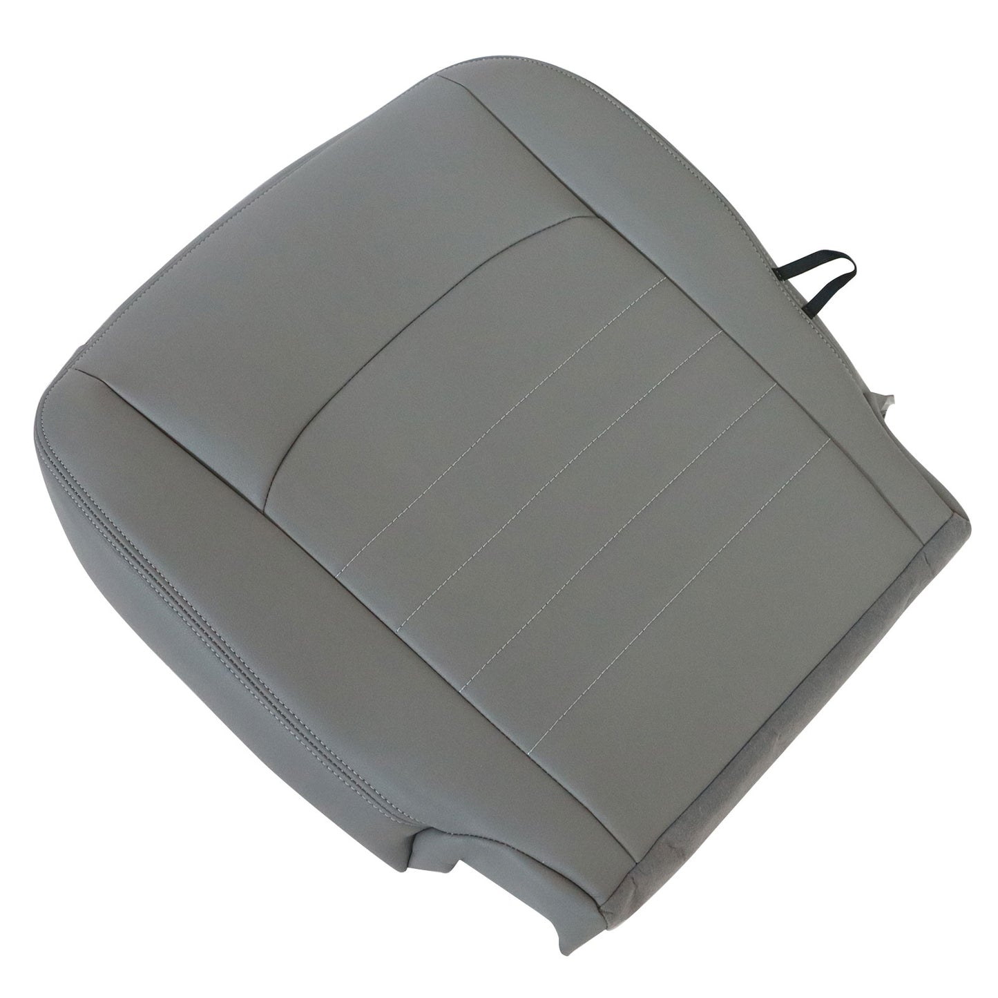 For 13-20 Dodge Ram 1500 2500 ST Tradesman Driver Bottom Leather Seat Cover Gray