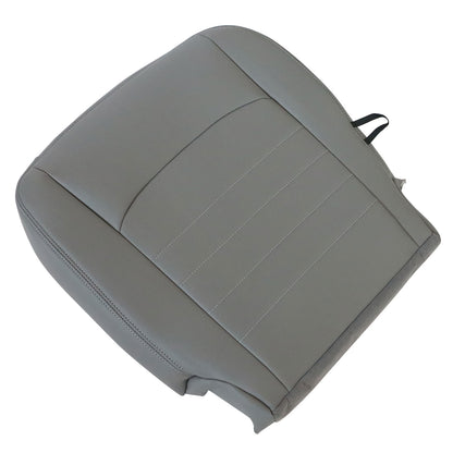 For 13-20 Dodge Ram 1500 2500 ST Tradesman Driver Bottom Leather Seat Cover Gray