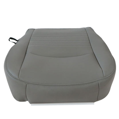For 13-20 Dodge Ram 1500 2500 ST Tradesman Driver Bottom Leather Seat Cover Gray