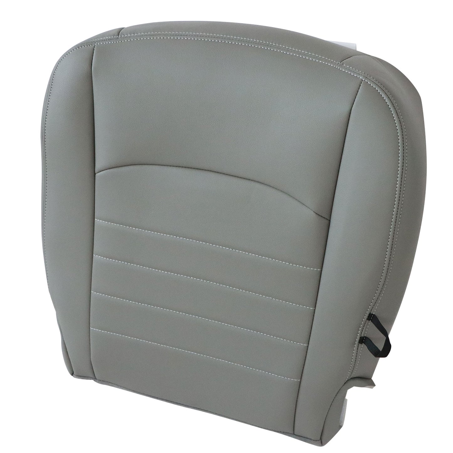 For 13-20 Dodge Ram 1500 2500 ST Tradesman Driver Bottom Leather Seat Cover Gray
