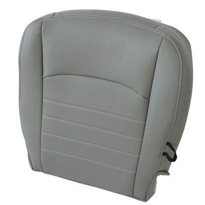 For 13-20 Dodge Ram 1500 2500 ST Tradesman Driver Bottom Leather Seat Cover Gray
