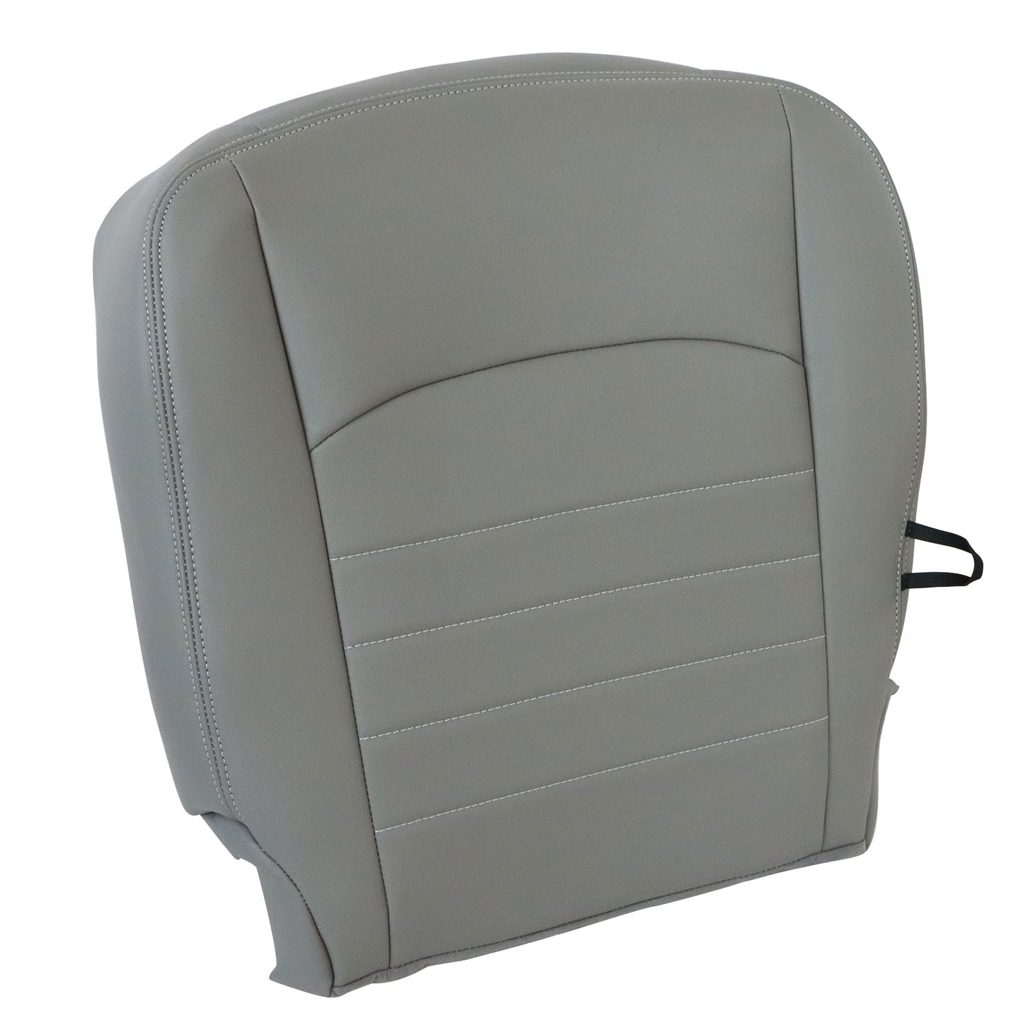 For 13-20 Dodge Ram 1500 2500 ST Tradesman Driver Bottom Leather Seat Cover Gray