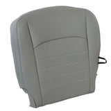 For 13-20 Dodge Ram 1500 2500 ST Tradesman Driver Bottom Leather Seat Cover Gray