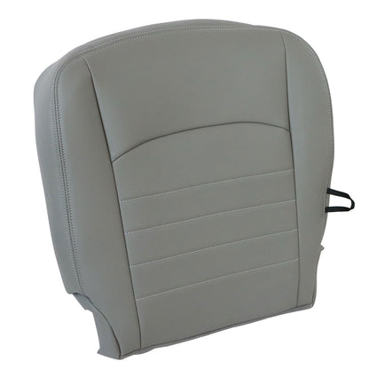 For 13-20 Dodge Ram 1500 2500 ST Tradesman Driver Bottom Leather Seat Cover Gray