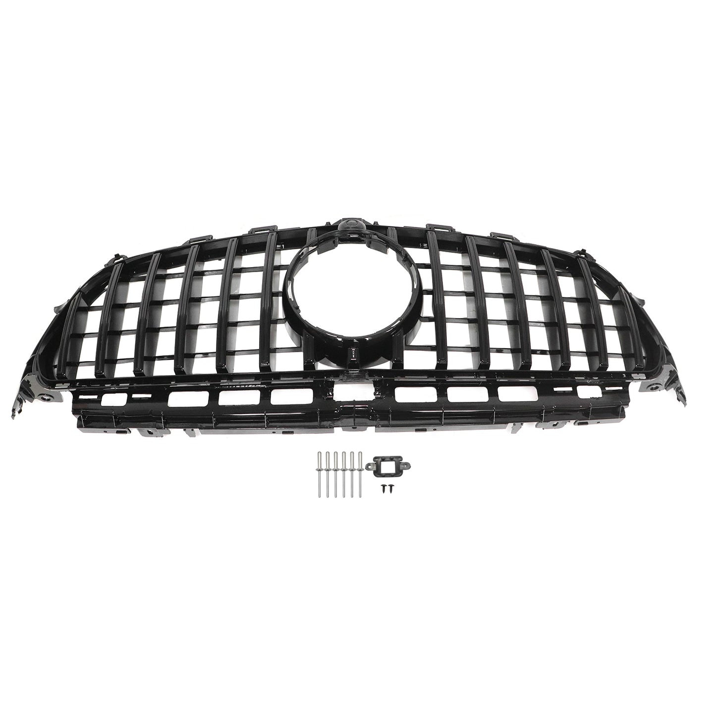 For 2016-2020 MERCEDES BENZ e-class GT R E200 E250 Grille Gloss Black