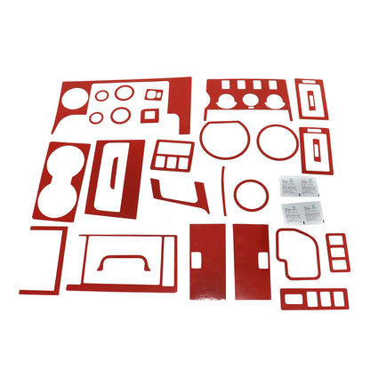 29Pcs For Toyota Tundra 2007-2013 Carbon Fiber Interior Full Kit Cover Trim