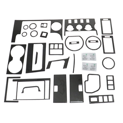 29Pcs For Toyota Tundra 2007-2013 Carbon Fiber Interior Full Kit Cover Trim