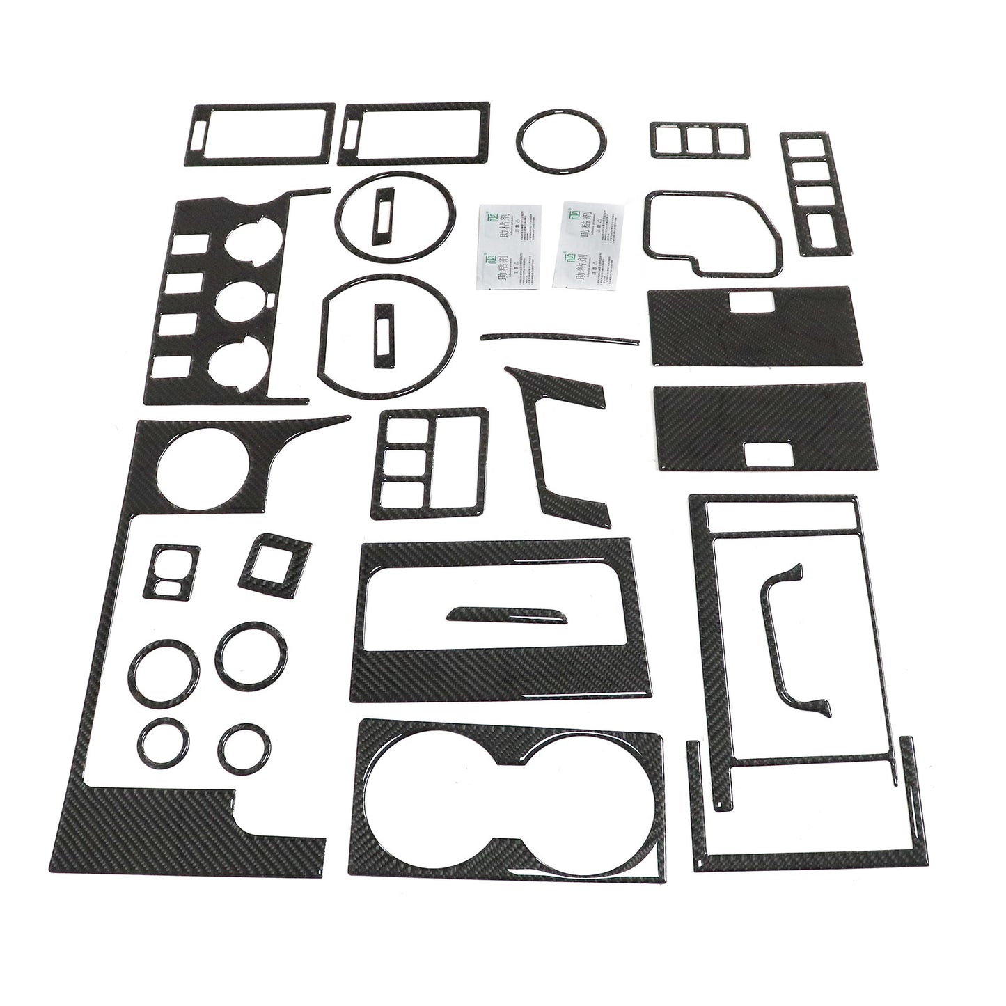 29Pcs For Toyota Tundra 2007-2013 Carbon Fiber Interior Full Kit Cover Trim