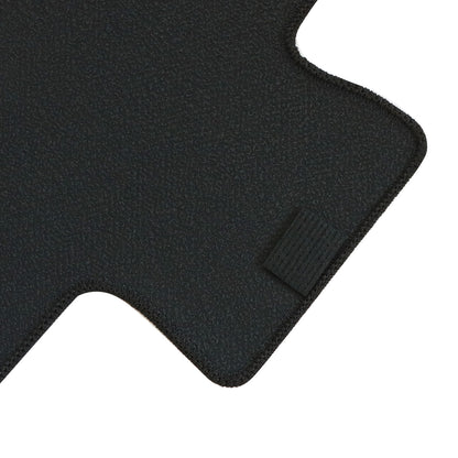 Black Velour Front & Rear Floor Mats Carpet For 2017-2023 BMW G30 G31 5-Series