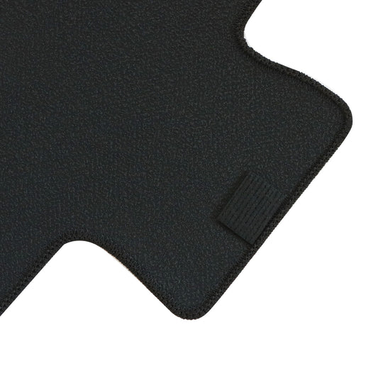 Black Velour Front & Rear Floor Mats Carpet For 2017-2023 BMW G30 G31 5-Series