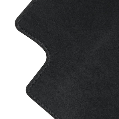 Black Velour Front & Rear Floor Mats Carpet For 2017-2023 BMW G30 G31 5-Series