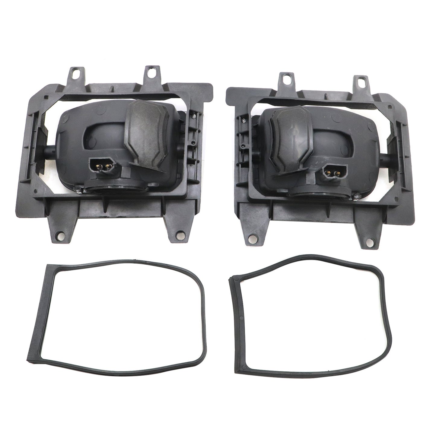 Pair For 1985-1993 BMW E30 3-Series Front Bumper Clear Plastic Lens Fog Lights