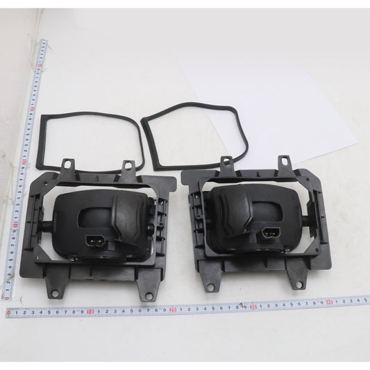 Pair For 1985-1993 BMW E30 3-Series Front Bumper Clear Plastic Lens Fog Lights
