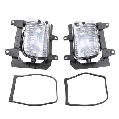 Pair For 1985-1993 BMW E30 3-Series Front Bumper Clear Plastic Lens Fog Lights