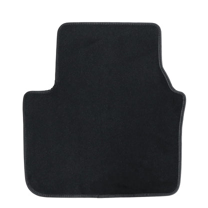 Black Velour Front &Rear Floor Mats Carpet For 2004 2005 2006 2007 2008 ACURA TL