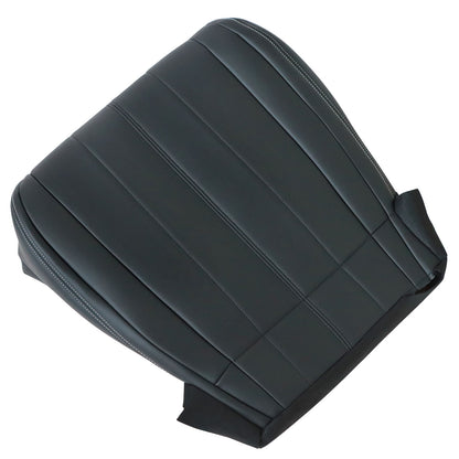 Passenger Bottom Leather Unperforated Seat Cover Black For Infiniti QX70 2014