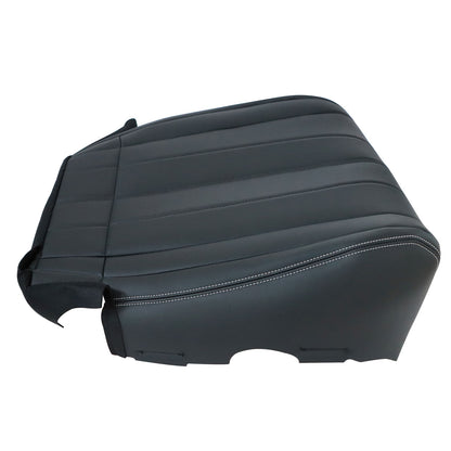 Passenger Bottom Leather Unperforated Seat Cover Black For Infiniti QX70 2014