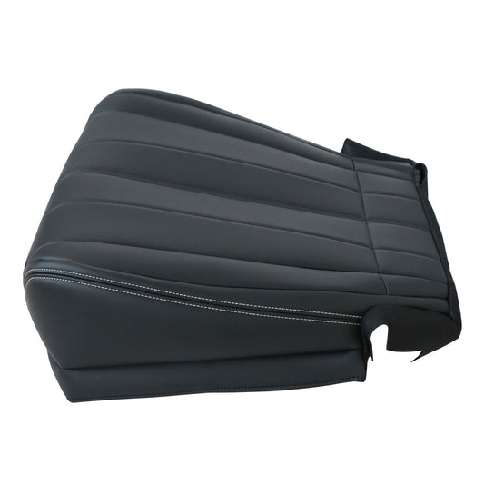 Passenger Bottom Leather Unperforated Seat Cover Black For Infiniti QX70 2014
