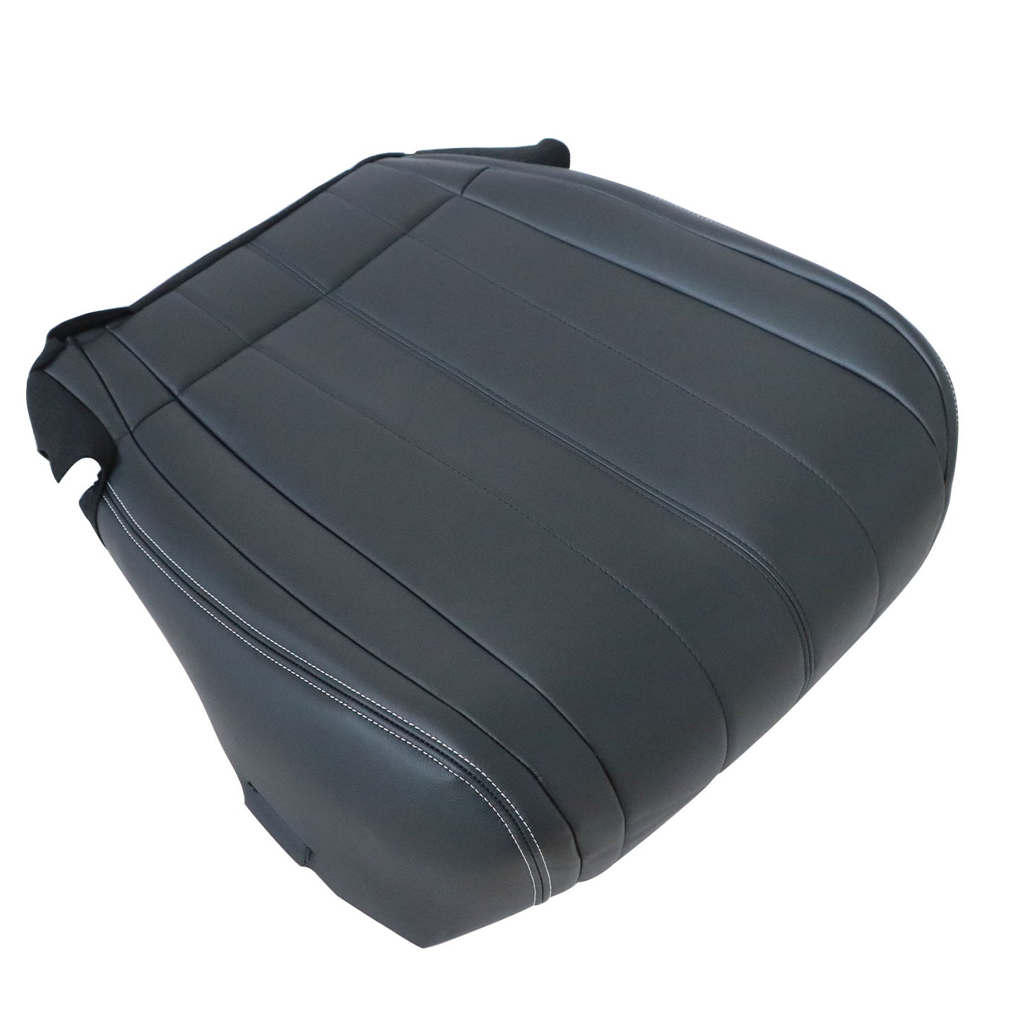 Passenger Bottom Leather Unperforated Seat Cover Black For Infiniti QX70 2014