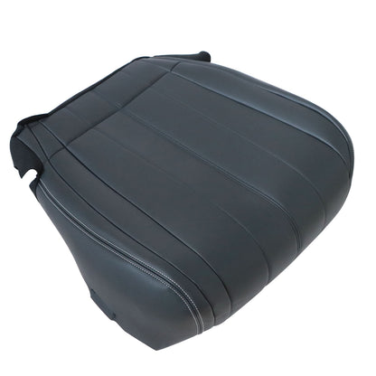Passenger Bottom Leather Unperforated Seat Cover Black For Infiniti QX70 2014
