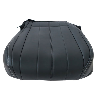 Passenger Bottom Leather Unperforated Seat Cover Black For Infiniti QX70 2014