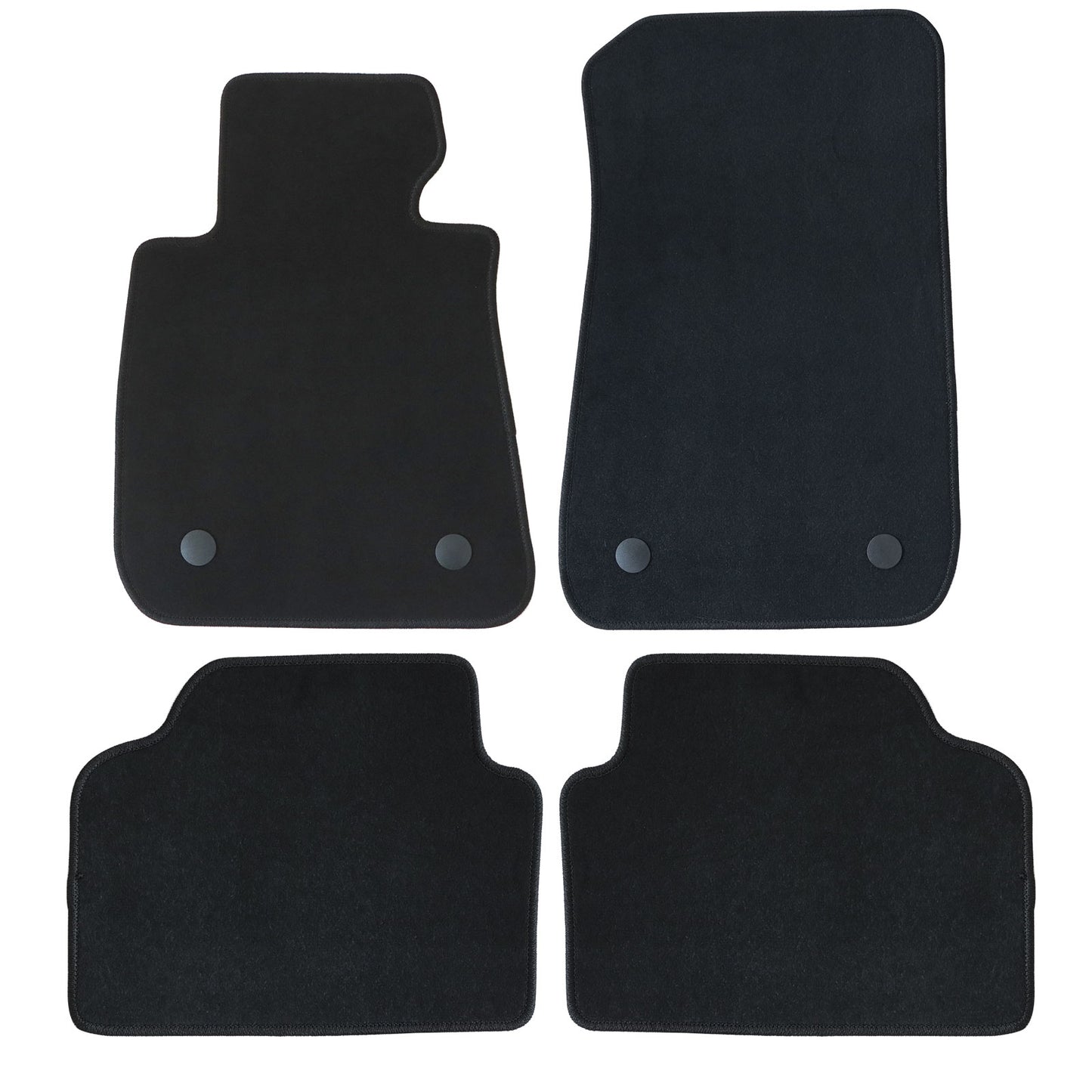 New Front & Rear Velour Floor Mats For BMW E90 328i 335i 2006-2011 Velour Carpet