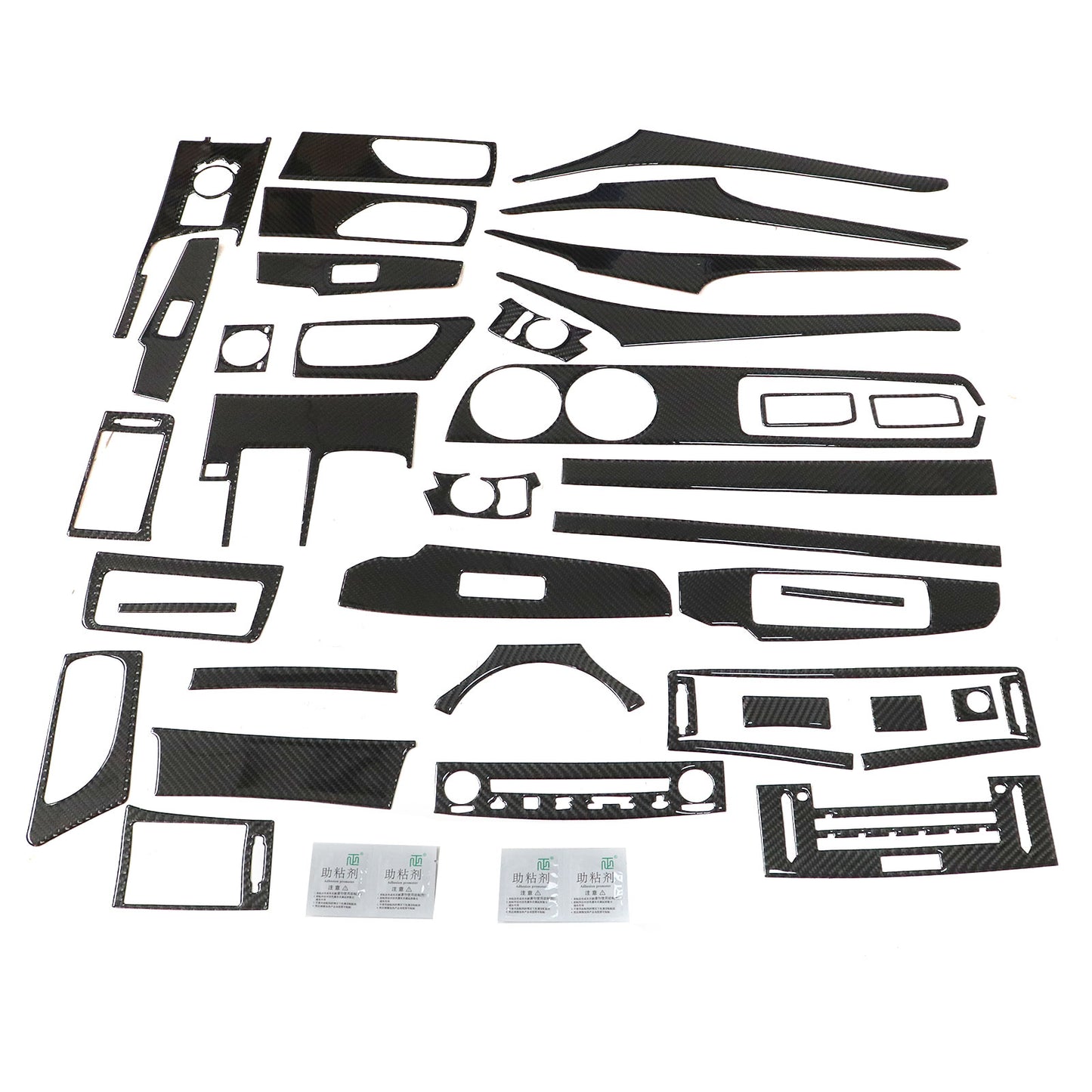 35Pcs For Lexus IS250 IS350 2013-18  Carbon Fiber Full Interior Kit Cover Trim