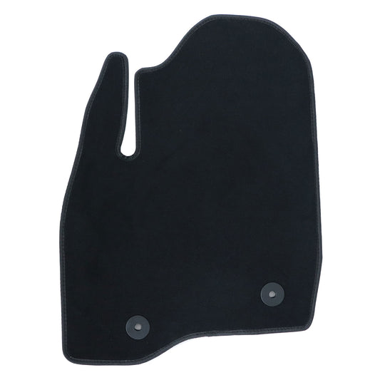 Full Set Front & Rear Floor Mats Carpet For 2011-2014 Ford Explorer Blk Velour