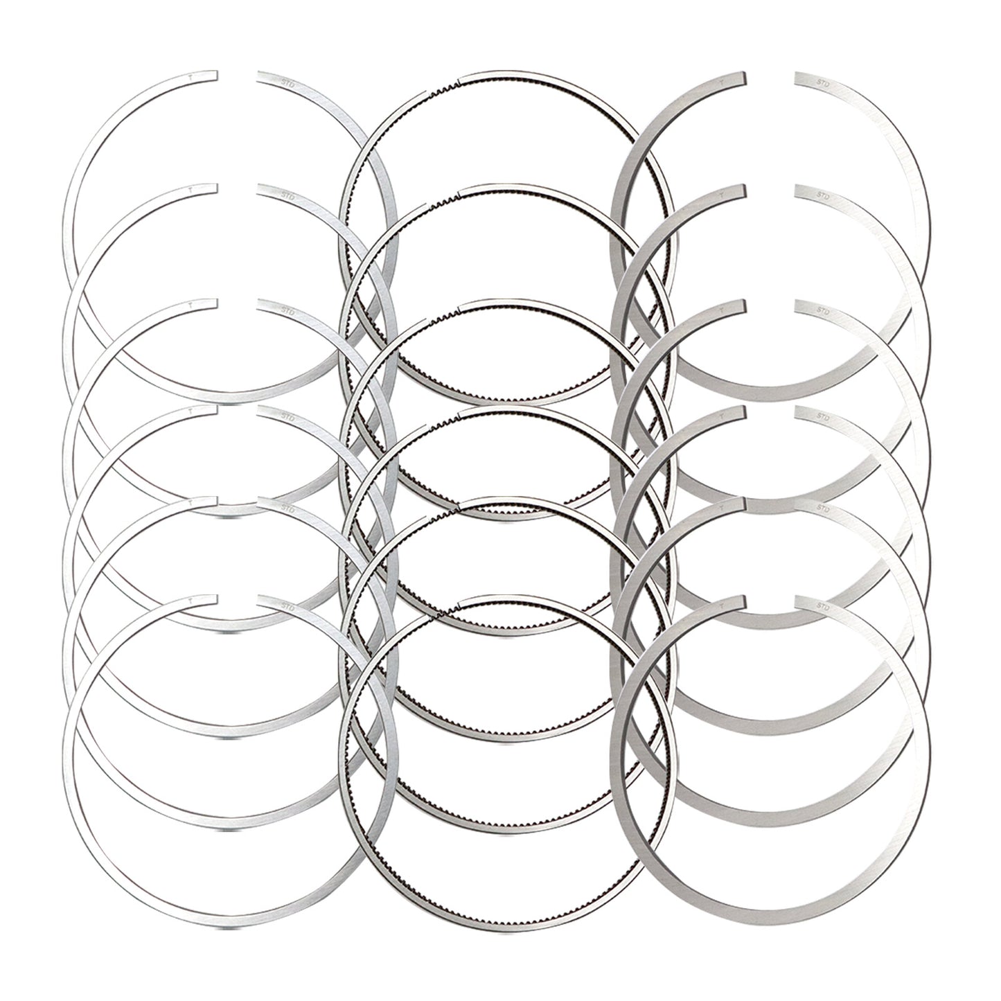 New Piston ring set For Jeep Grand Cherokee EXF RAM 1500 ECODIESEL L630 A630 x6