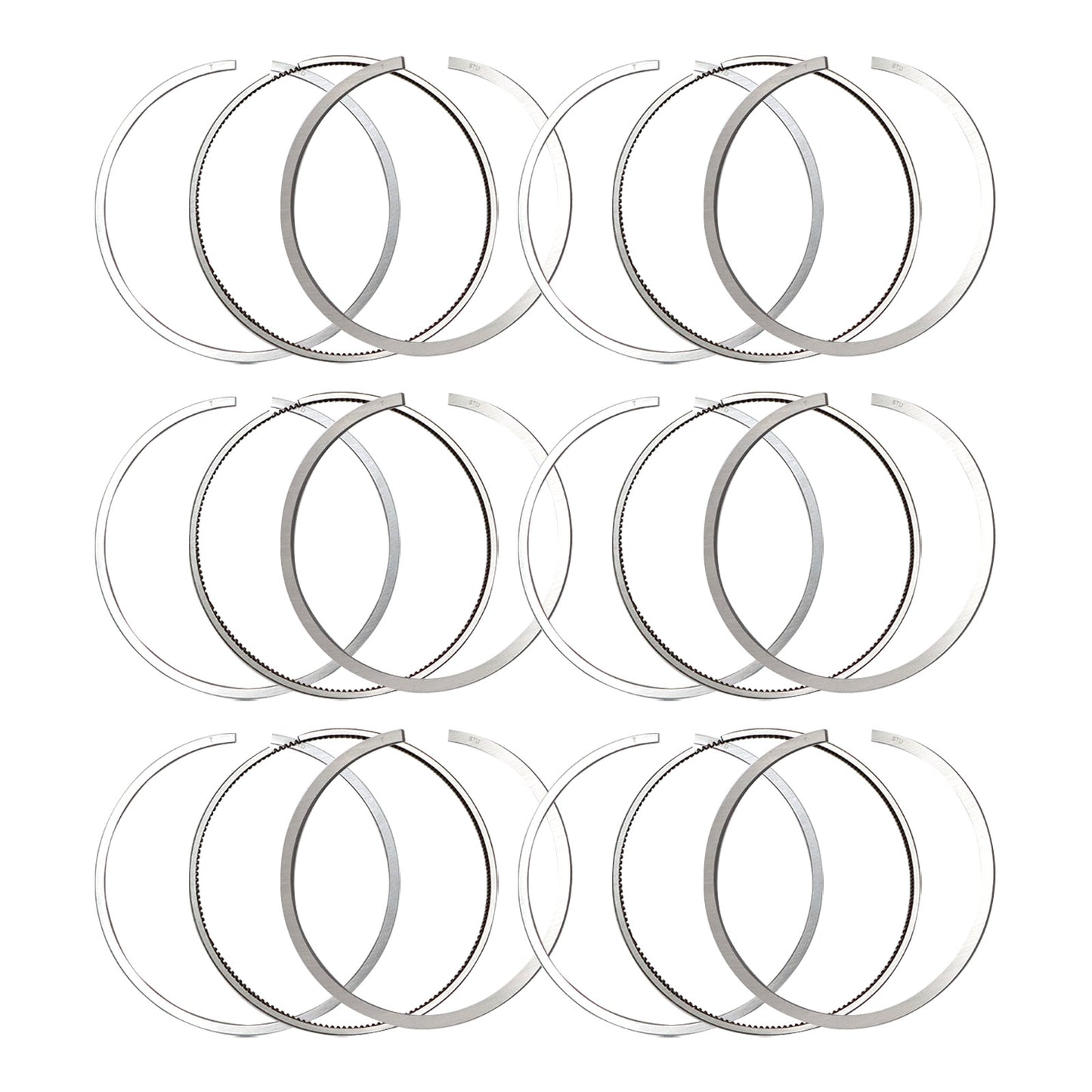 New Piston ring set For Jeep Grand Cherokee EXF RAM 1500 ECODIESEL L630 A630 x6