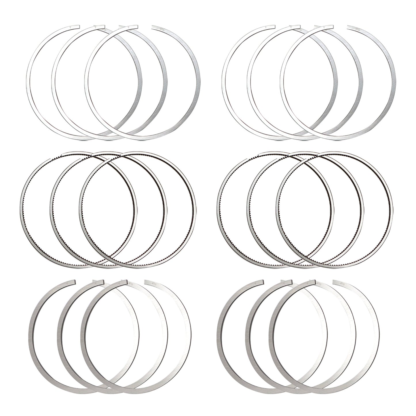 New Piston ring set For Jeep Grand Cherokee EXF RAM 1500 ECODIESEL L630 A630 x6