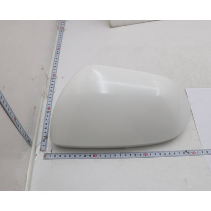 White Left Drive Side Rearview Mirror Cover Cap For Volkswagen Atlas 2018-2022