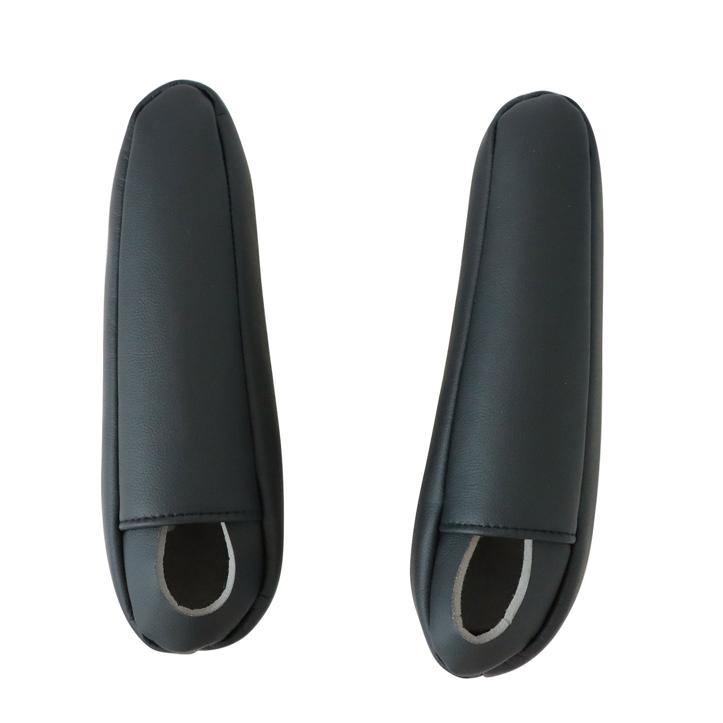 2004-2010 Fits infiniti QX56 Front Seat Left Right Arm Rest Pair Leather Black