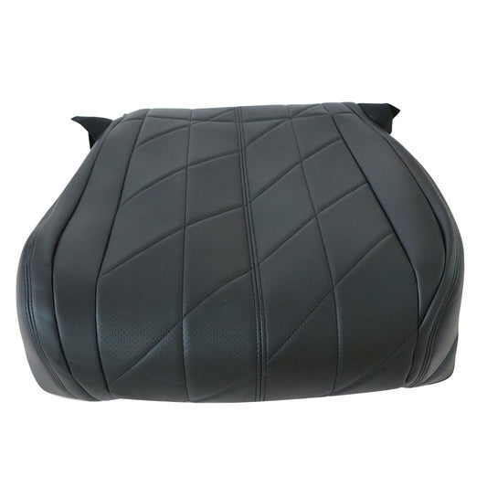 For 2009-2017 Infiniti FX35 FX37 FX50 Passenger Bottom PERF Leather Cover Black