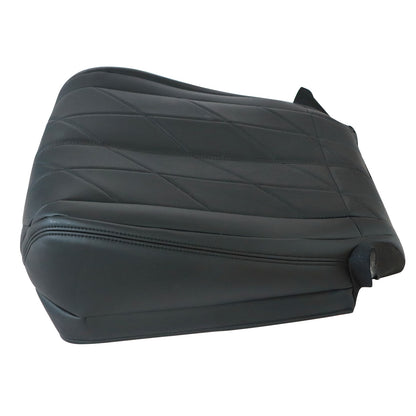 For 2009-2017 Infiniti FX35 FX37 FX50 Passenger Bottom PERF Leather Cover Black