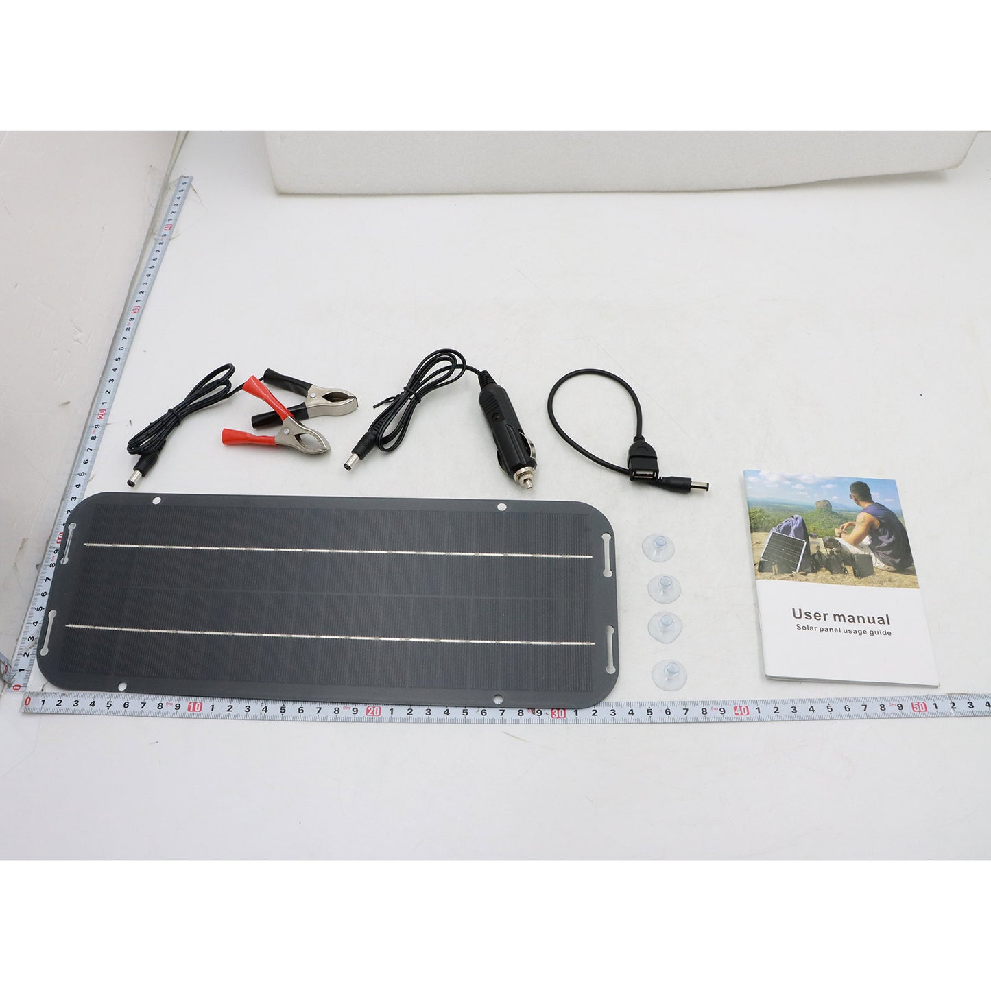 12V Trickle Charger 30W Solar Panel Battery Charger Kit Maintainer Boat Car RV