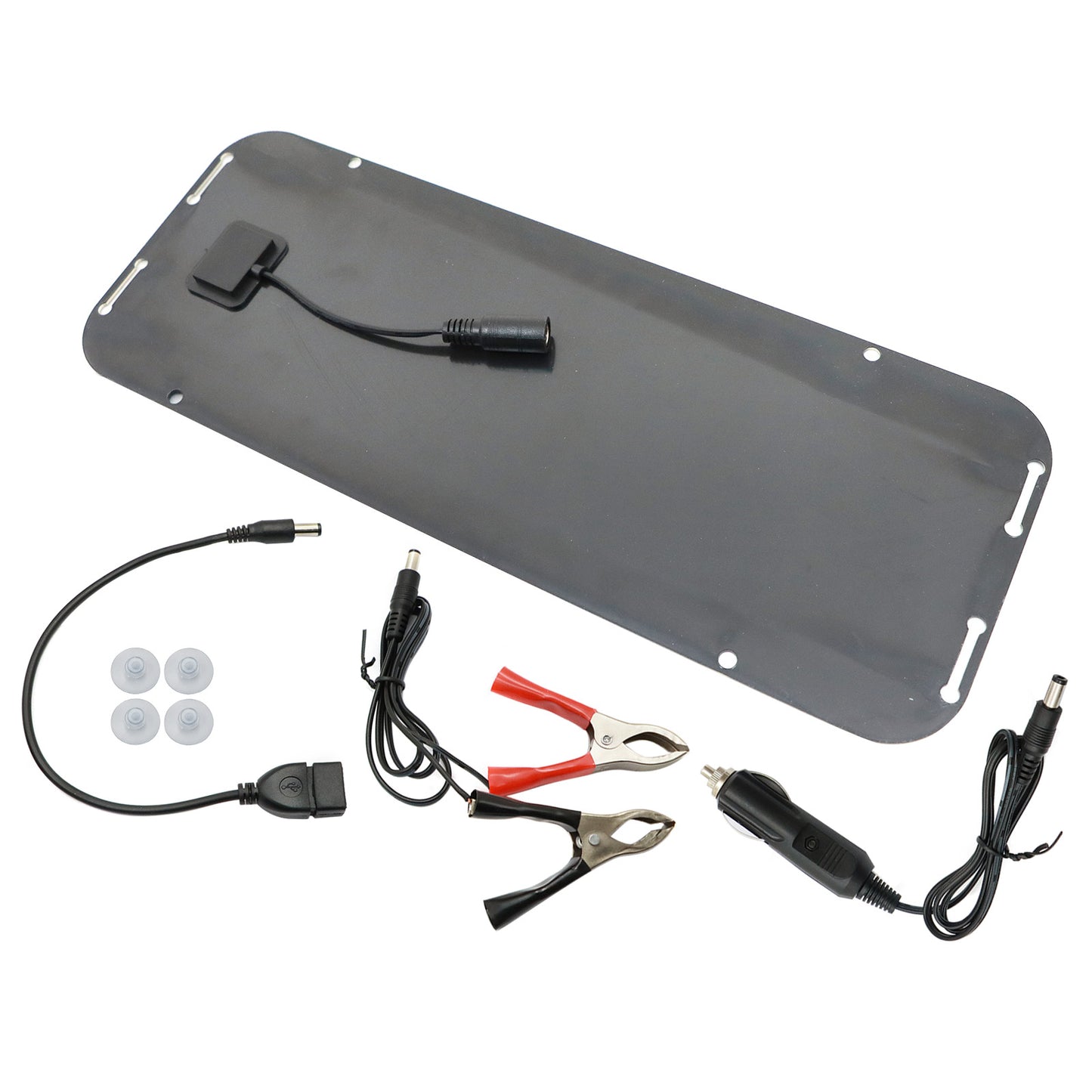 12V Trickle Charger 30W Solar Panel Battery Charger Kit Maintainer Boat Car RV