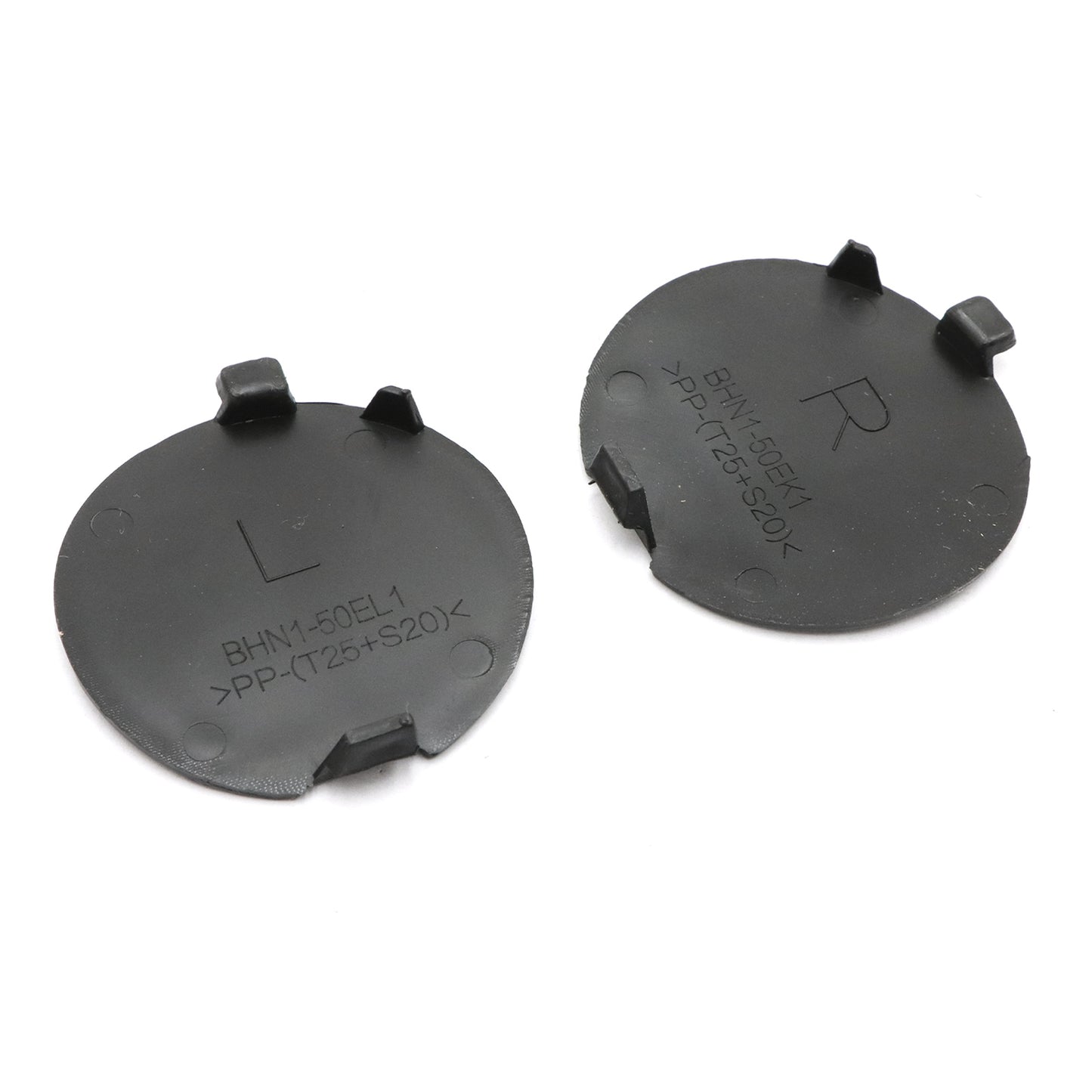 New Piece of 2 Rear Left Right Bumper Towing Tow Eye Hook Cover Cap for Mazda 3